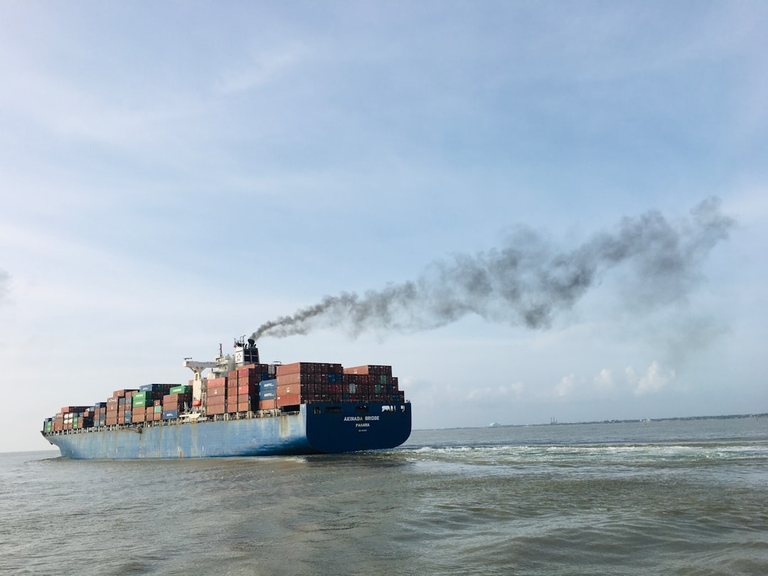 Photo Container ship